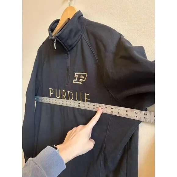 Purdue Jansport Quarter Zip Relaxed Fit 2XL - fits like a Large, runs small! - Picture 6 of 9